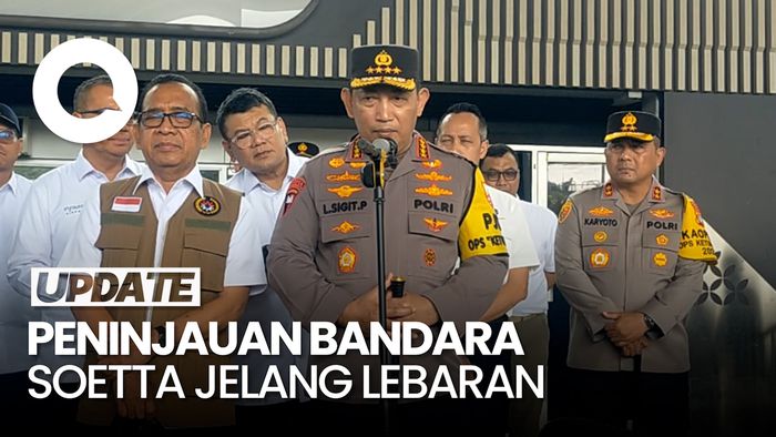 Video: Kapolri Bersama Menko PMK Tinjau Bandara Soetta Jelang Lebaran 