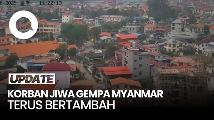 Video: Gempa Dahsyat Myanmar Sebabkan 800-an Rumah di Tiongkok Rusak