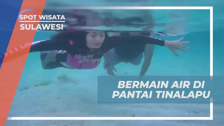 Berenang dengan Gembira di Pantai Tinalapu yang Menyegarkan, Sulawesi Tengah
