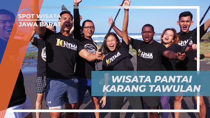 Menemukan Keindahan Pantai Karang Tawulan, Jawa Barat