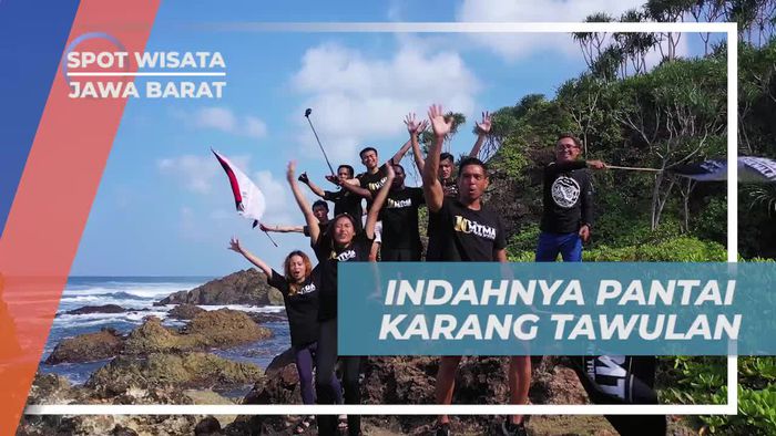 Menikmati Momen Spesial di Pantai Karang Tawulan, Jawa Barat