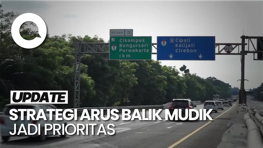 Video: One Way Nasional Mudik Selesai, Arus Balik Kini Jadi Prioritas
