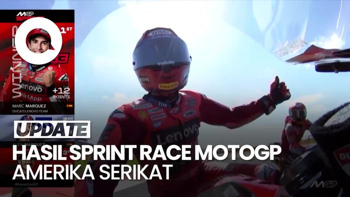 Video Momen Marc Marquez Juara Sprint Race MotoGP Amerika Serikat