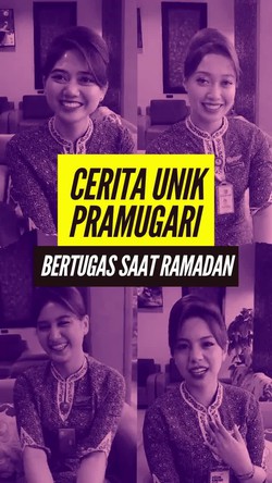Video Cerita Unik Pramugari Bertugas saat Ramadan: Sahur di Surabaya, Buka di Arab