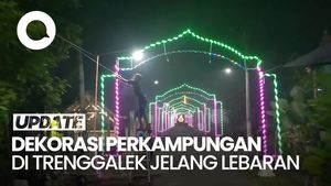 Video: Warna-warni Lampu Hiasi Perkampungan di Trenggalek Jelang Lebaran