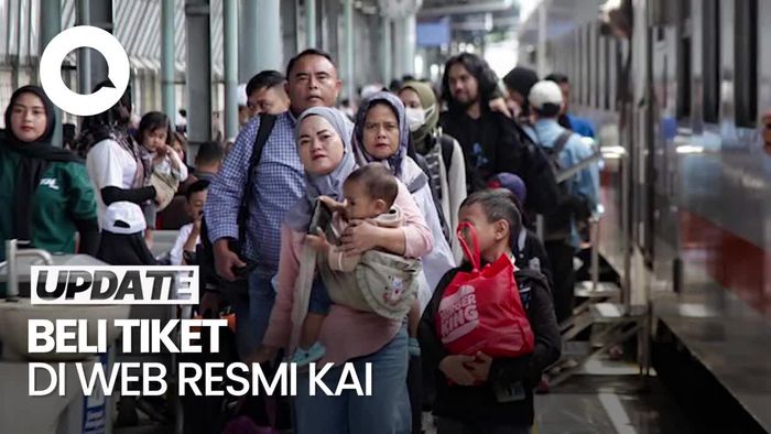 Video: KAI Imbau Pemudik Beli Tiket Lewat Web Resmi KAI