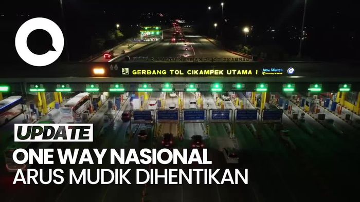 Video: Kakorlantas Hentikan One Way Nasional Pukul 9 Pagi Ini