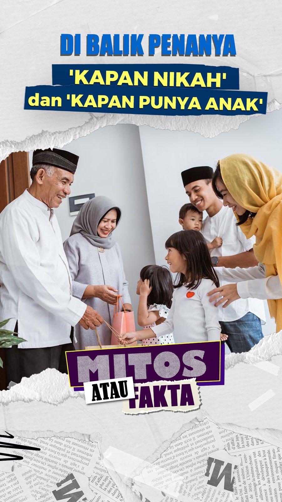 Video Mitos atau Fakta: Orang yang Sering Nanya Kapan Tanda Hidupnya Nggak Bahagia 
