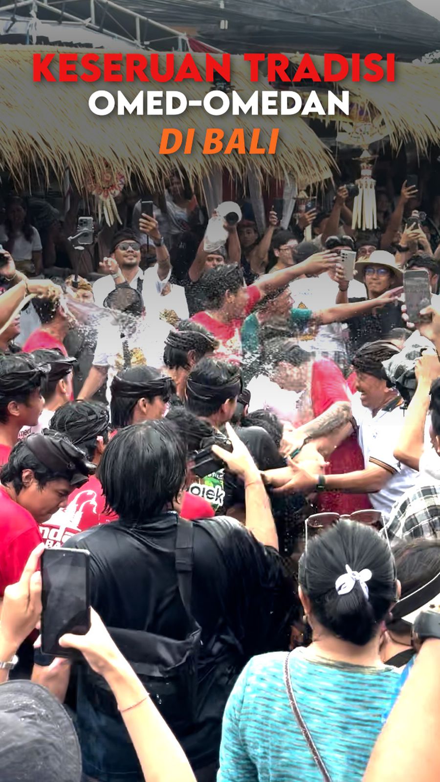 Video Keseruan Omed-omedan, Tradisi Turun Temurun di Bali Setelah Nyepi