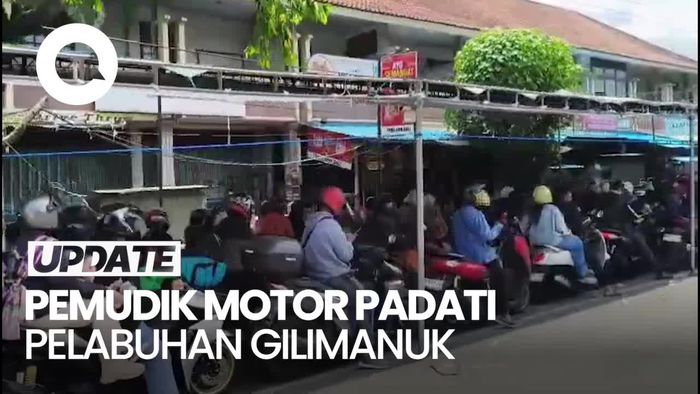 Video: Nyepi Usai, Pemudik Motor Padati Pelabuhan Gilimanuk H-1 Lebaran