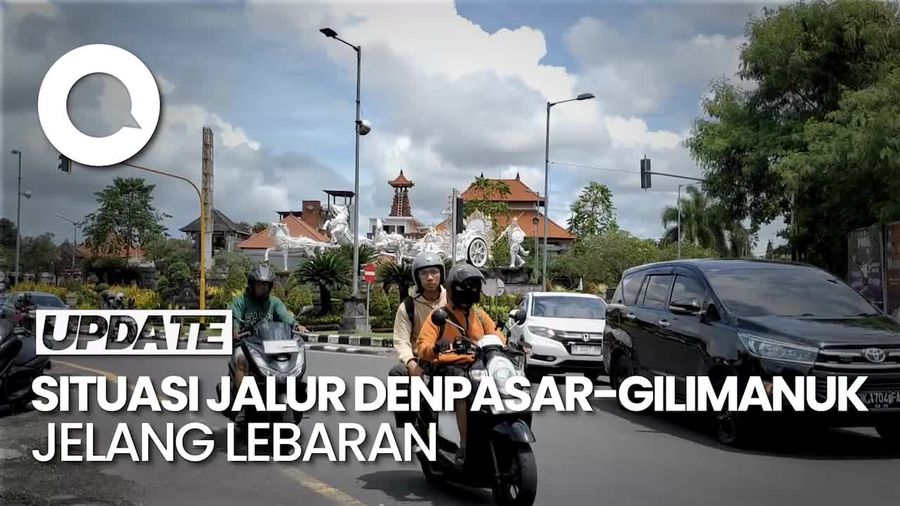 Video: Arus Lalin Jalur Denpasar-Gilimanuk H-1 Lebaran Padat