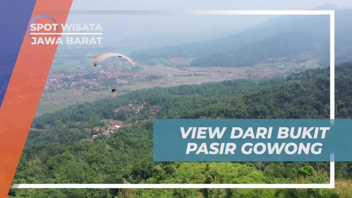 Menikmati Pemandangan Indah dari Ketinggian Bukit Pasir Gowong, Jawa Barat