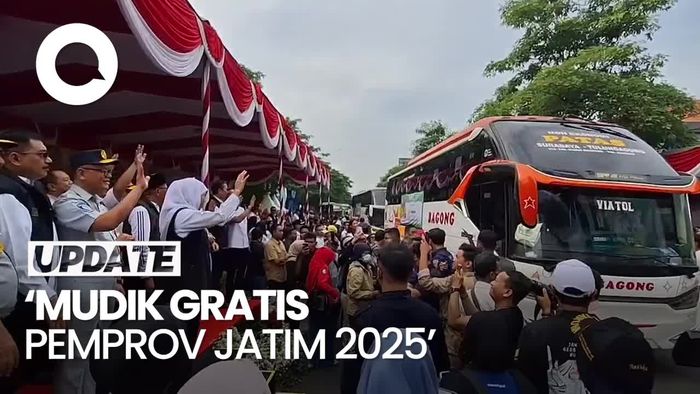 Video: Khofifah Melepas 4 ribu Pemudik dari Kantor Dishub Jatim