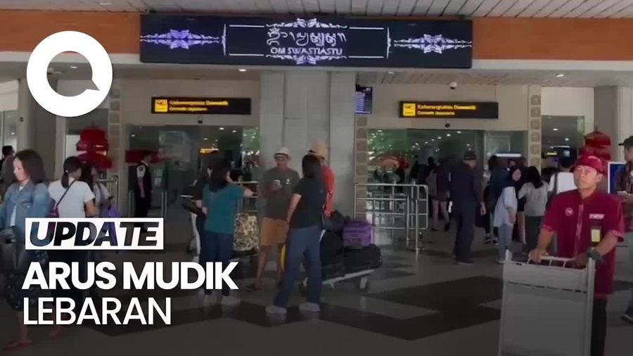 Video: Arus Mudik di Bandara I Gusti Ngurah Rai Padat