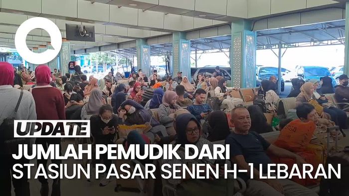 Video: 26 Ribu Pemudik dari Stasiun Pasar Senen Siang Ini 