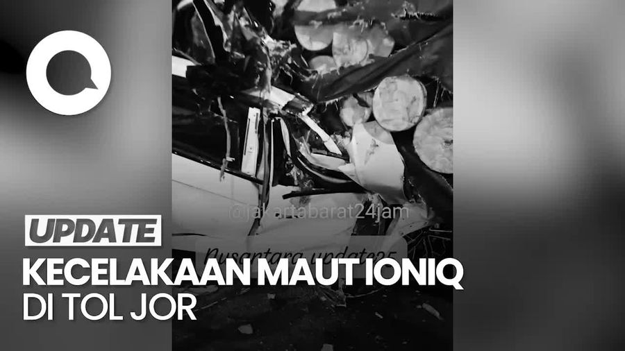 Video Ioniq 5 N Tabrak Truk Mogok di Tol JORR, 3 Orang Tewas 