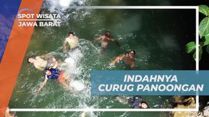 Rasakan Keindahan Dua Tingkat Kolam di Curug Panoongan, Jawa Barat
