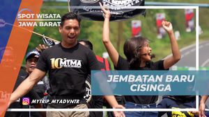 Uji Adrenalin di Jembatan Baru Cisinga, Jawa Barat