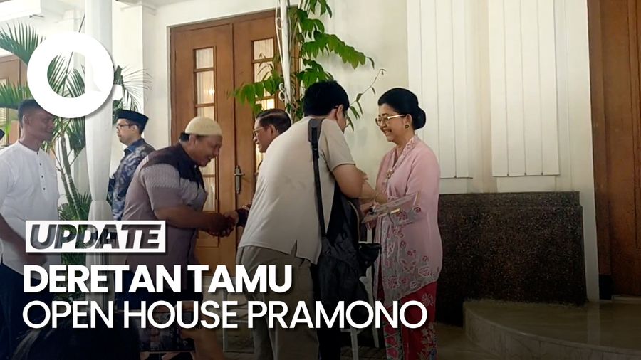 Video: Erick Thohir hingga Bamsoet Hadiri Open House Pramono