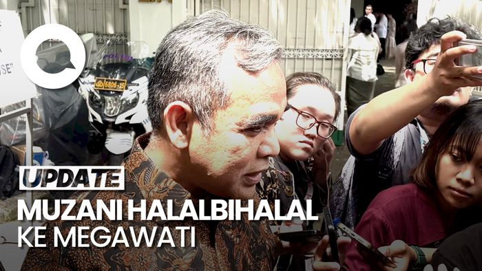  Video: Halalbihalal ke Rumah Megawati, Muzani Sebut Tak Bahas Politik