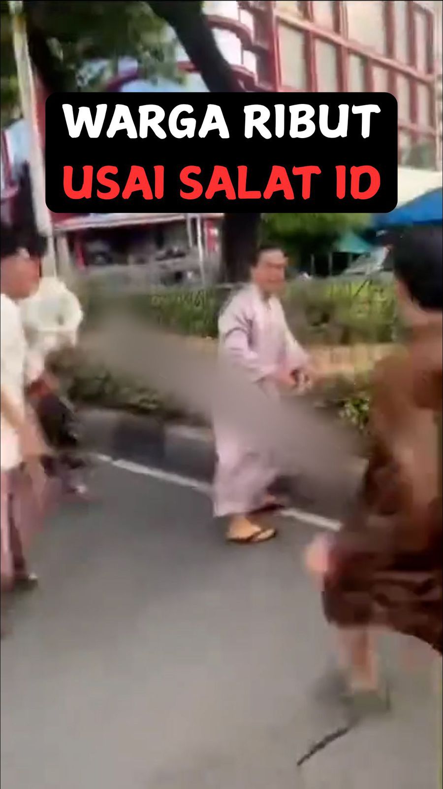 Video: Heboh Aksi Keributan Usai Salat Id di Senen, Ini Kata Polisi