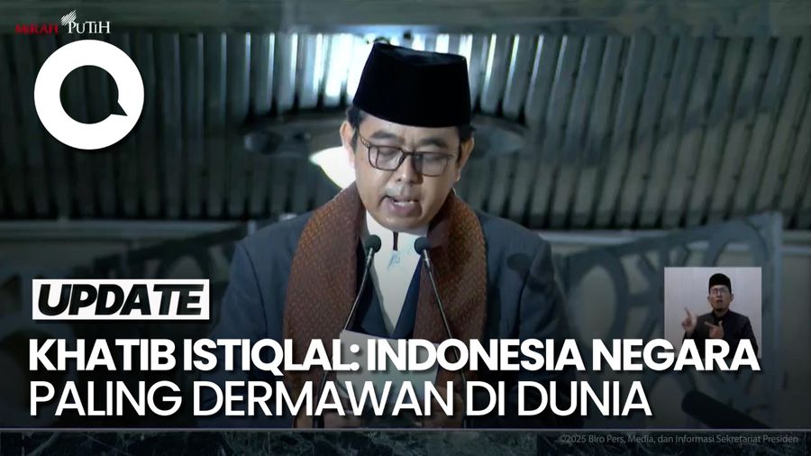 Video Khatib Istiqlal: Sikap Empati Instrumen Penting Bangun Solidaritas 