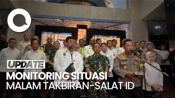Video: Menko Polkam-Kapolri Cek Kesiapan Pengamanan Malam Takbiran-Salat Id