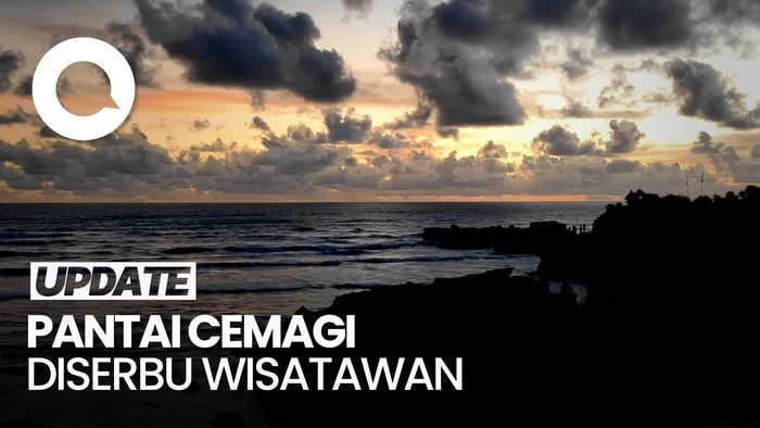 Video: Pantai Cemagi Ramai Wisatawan Saat Libur Idul Fitri