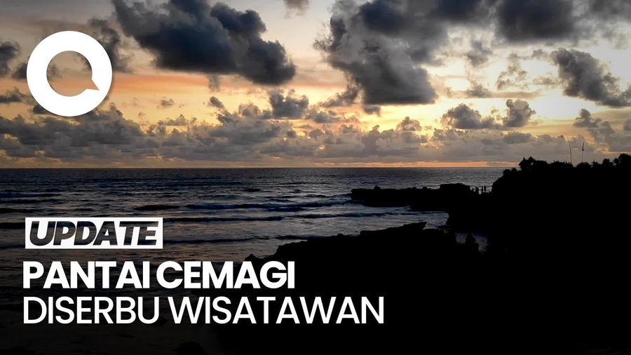 Video: Pantai Cemagi Ramai Wisatawan Saat Libur Idul Fitri