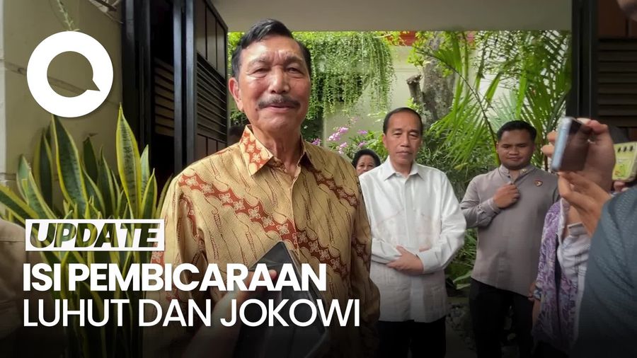 Video: Isi Pembicaraan Luhut saat Temui Jokowi di Hari Lebaran