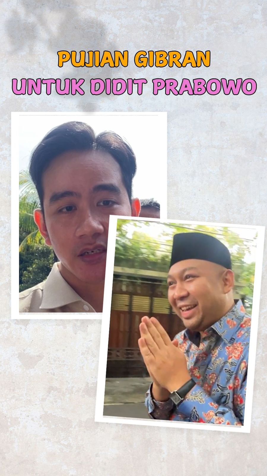 Video Gibran Puji Didit Prabowo Temui Megawati-Jokowi: Luar Biasa