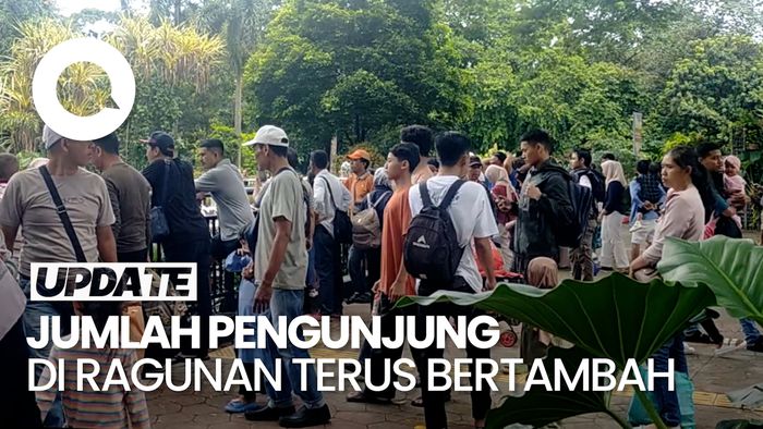 Video: H+1 Lebaran, 40 Ribu Pengunjung Telah Padati Ragunan Siang Ini 