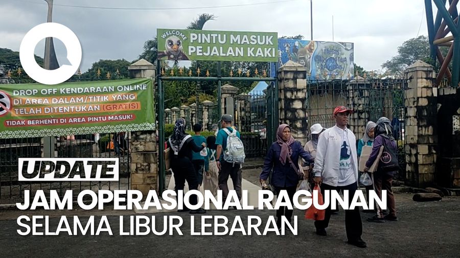 Video: Libur Lebaran, Ragunan Buka Lebih Cepat dan Berpeluang Tutup Lebih Lama 