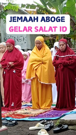 Video: Momen Jemaah Aboge Gelar Salat Idulfitri Hari Ini