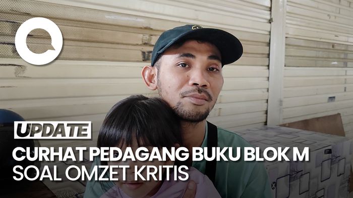 Video: Omzet Kritis, Pedagang Buku di Blok M Pilih Tak Mudik