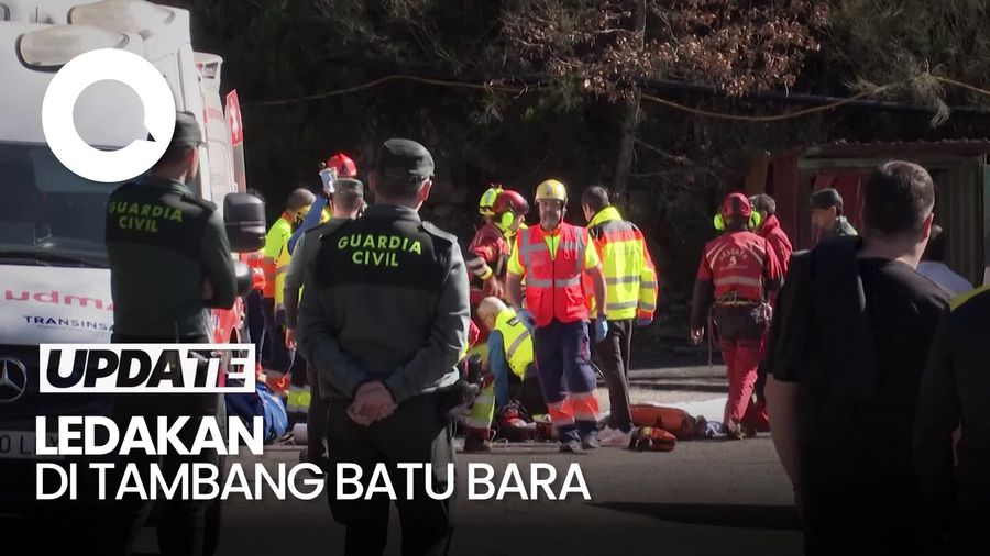 Video: Ngerinya Ledakan di Tambang Batu Bara Spanyol Tewaskan 5 Orang