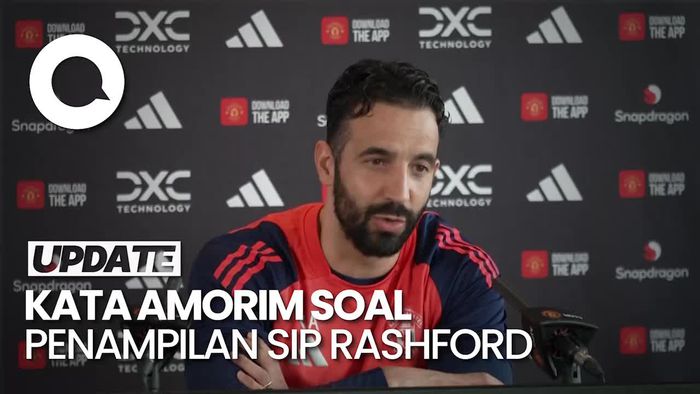 Video Amorim Senang Rashford Tampil Sip Bareng Aston Villa, Tapi...