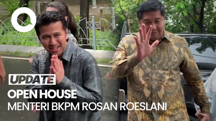 Video: Maruarar Sirait Hingga Emil Dardak Hadiri Open House Rosan Roeslani