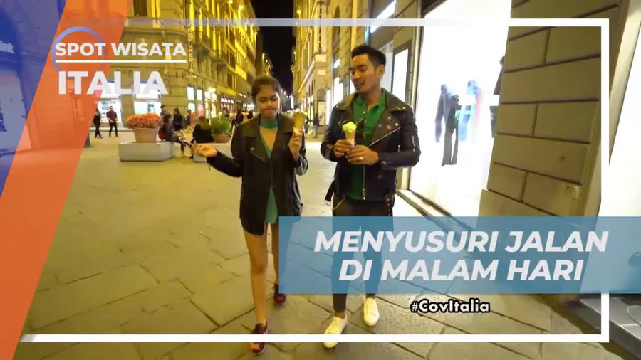 Menyusuri Jalanan Dalam Suasana Malam yang Magis, Italia