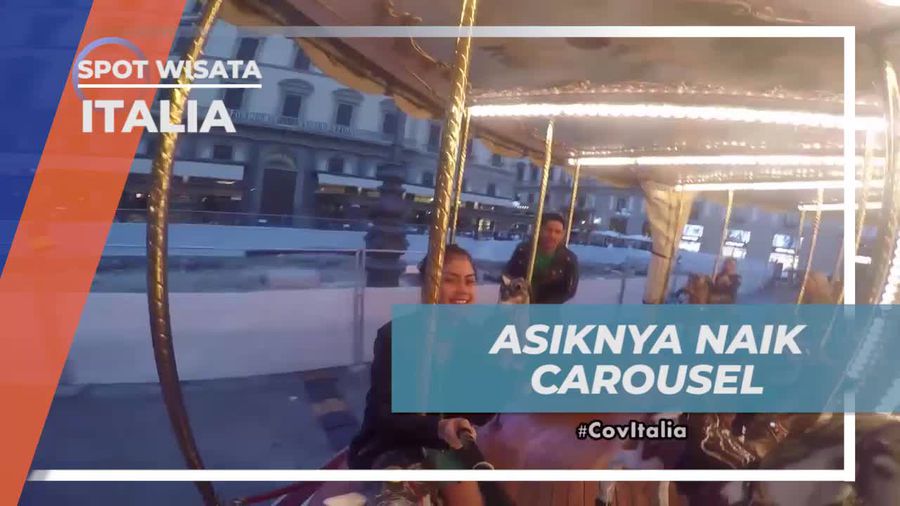 Menikmati Serunya Naik Carousel di Italia