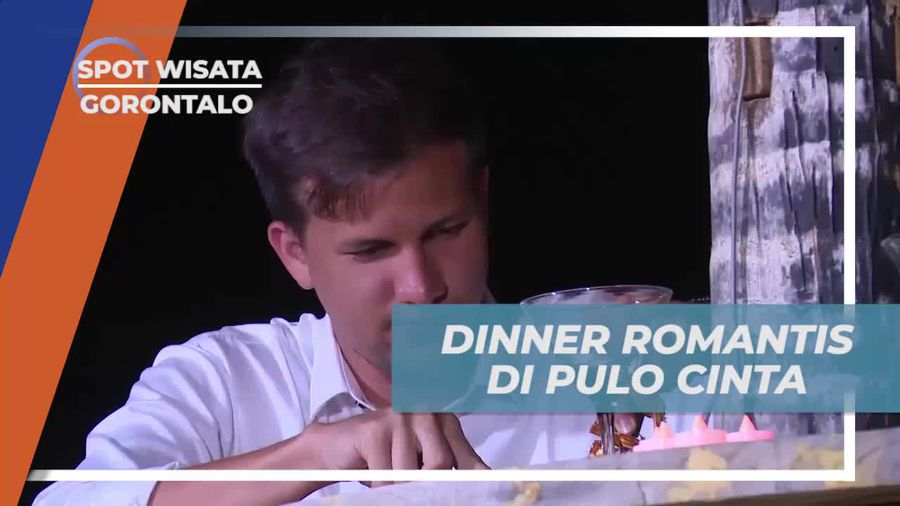 Menyantap Makan Malam Romantis di Pulo Cinta, Gorontalo