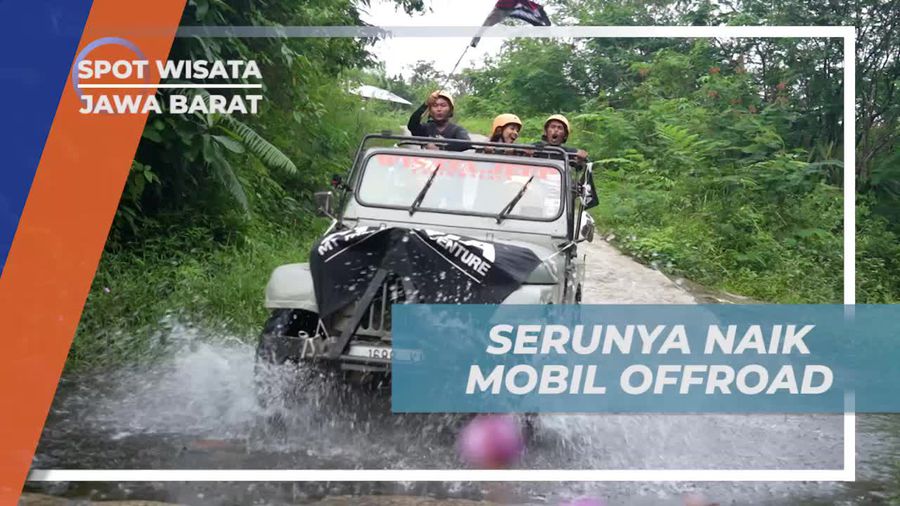 Rasakan Keseruan Berkendara di Mobil Offroad, Galunggung, Jawa Barat