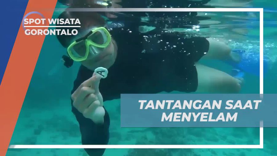 Menjelajahi Dasar Laut Pulo Cinta, Gorontalo