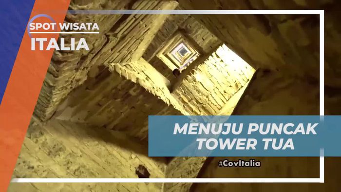 Capai Puncak Tower Tua dan Nikmati Panorama Indah di Italia