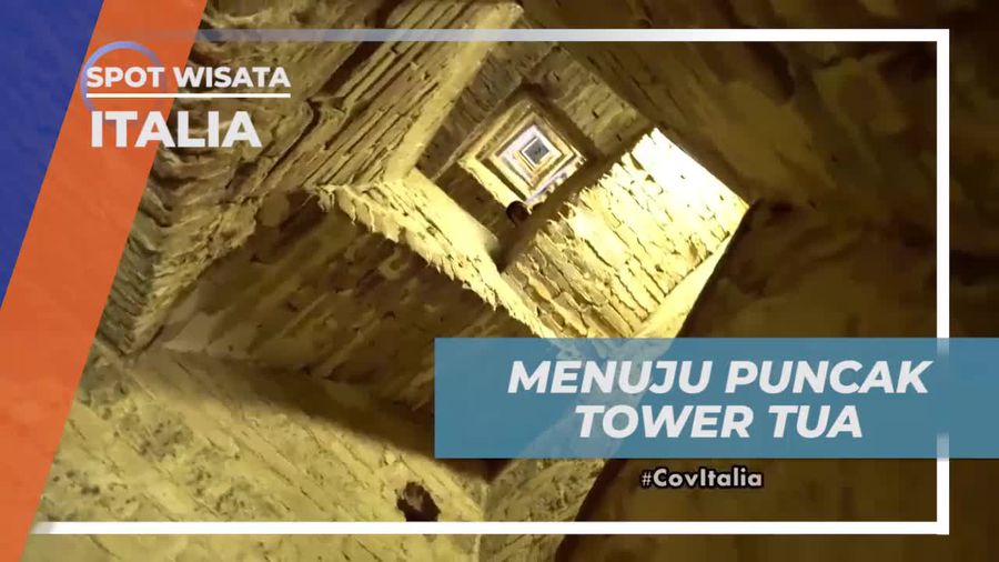 Capai Puncak Tower Tua dan Nikmati Panorama Indah di Italia