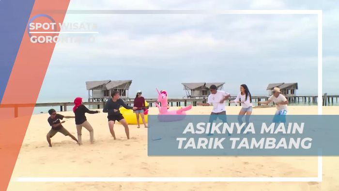 Bersantai Dengan Serunya Permainan Tarik Tambang, Gorontalo