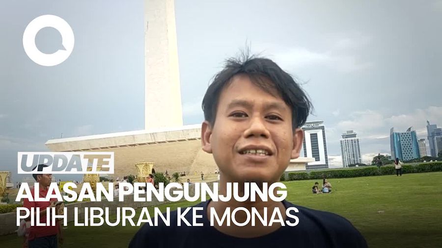 Video: Alasan Pengunjung Pilih Liburan ke Monas di H+2 Lebaran