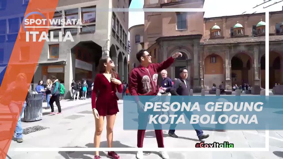 Kagumi Keindahan Gedung Bersejarah di Bologna,Italia