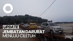 Video Antrean Wisatawan Lewati Jembatan Darurat Menuju Geopark Ciletuh