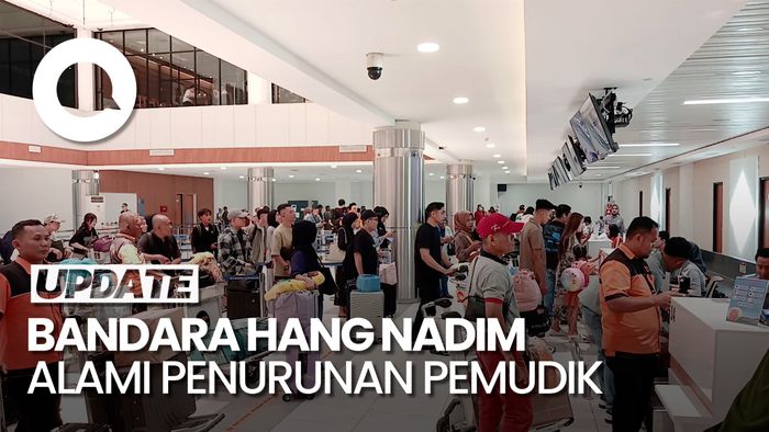 Video Arus Mudik Via Bandara Hang Nadim Batam Alami Penurunan
